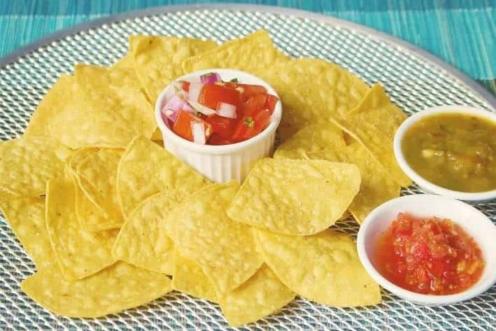 Chips and salsa, photographed at Eddy’s Cantina